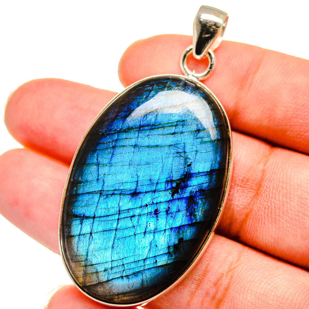 Labradorite Pendants handcrafted by Anasilvercos - PD15048