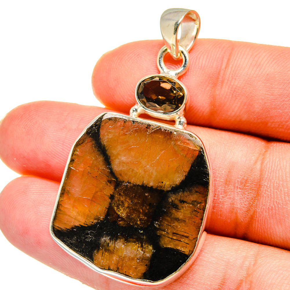 Chiastolite Pendants handcrafted by Anasilvercos - PD15052