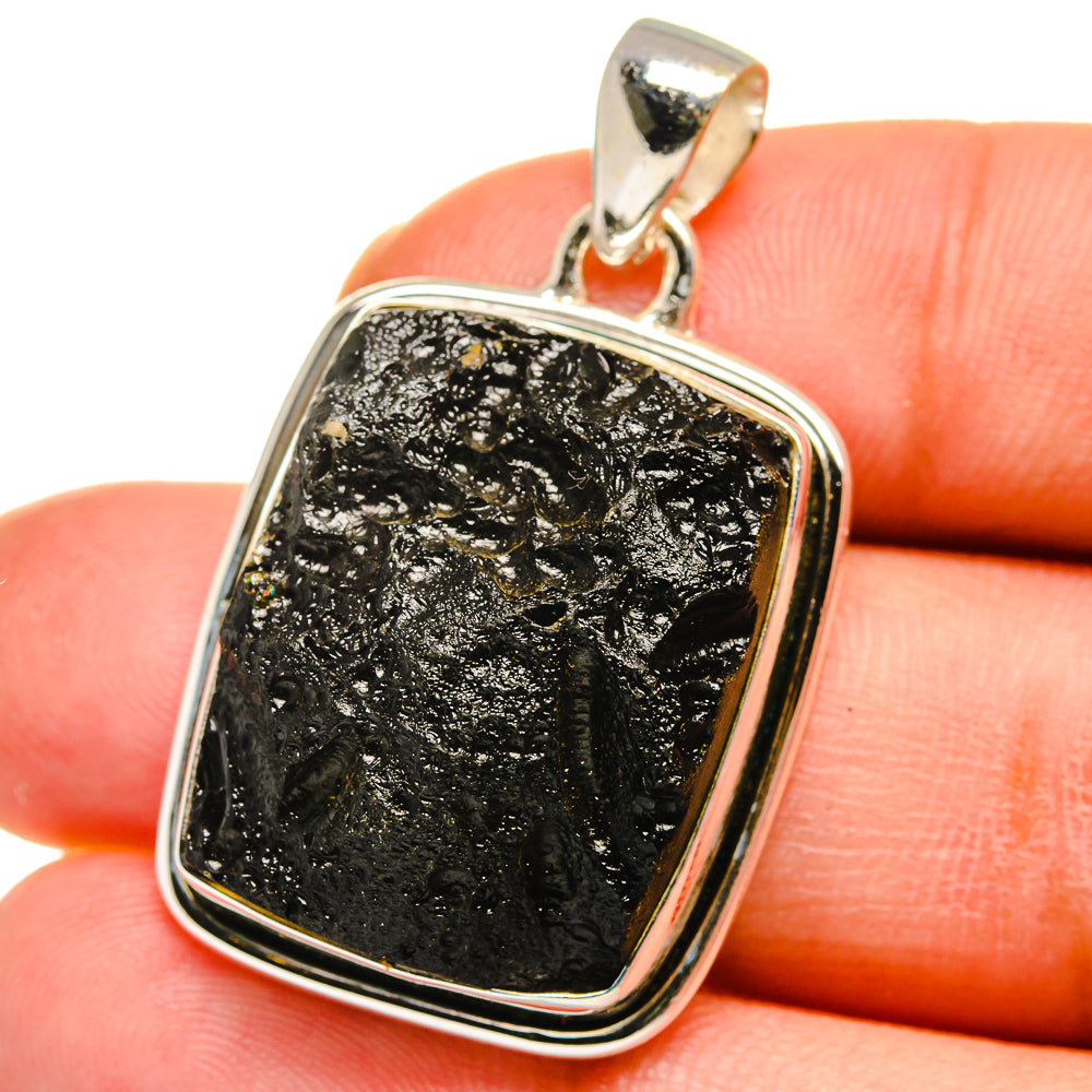Tektite Pendants handcrafted by Anasilvercos - PD15064