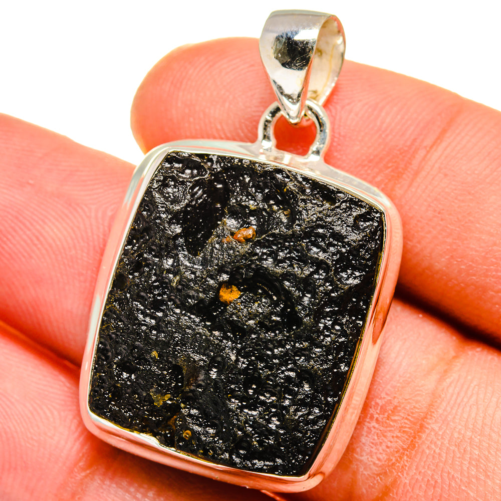 Tektite Pendants handcrafted by Anasilvercos - PD15065