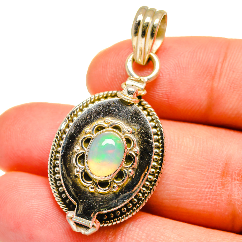 Ethiopian Opal Pendants handcrafted by Anasilvercos - PD15072