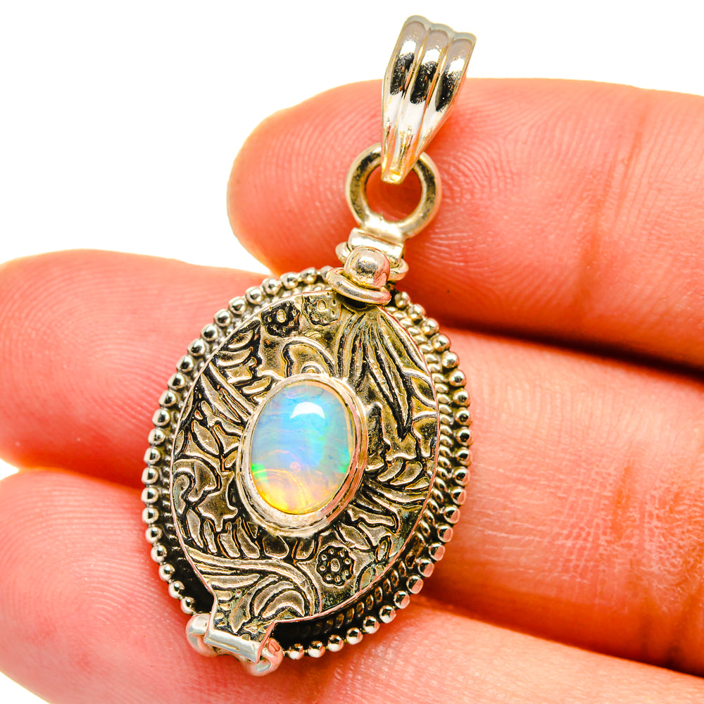 Ethiopian Opal Pendants handcrafted by Anasilvercos - PD15078