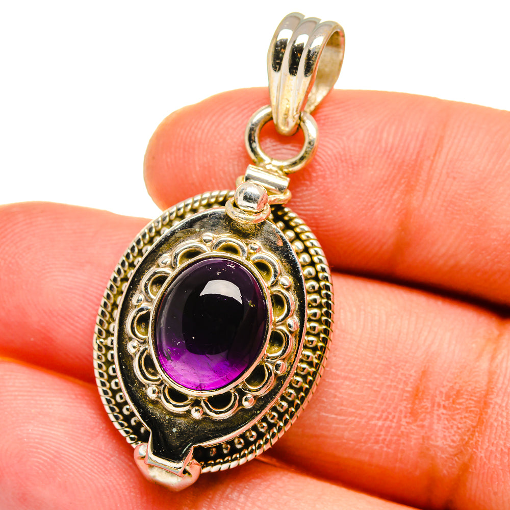 Amethyst Pendants handcrafted by Anasilvercos - PD15079
