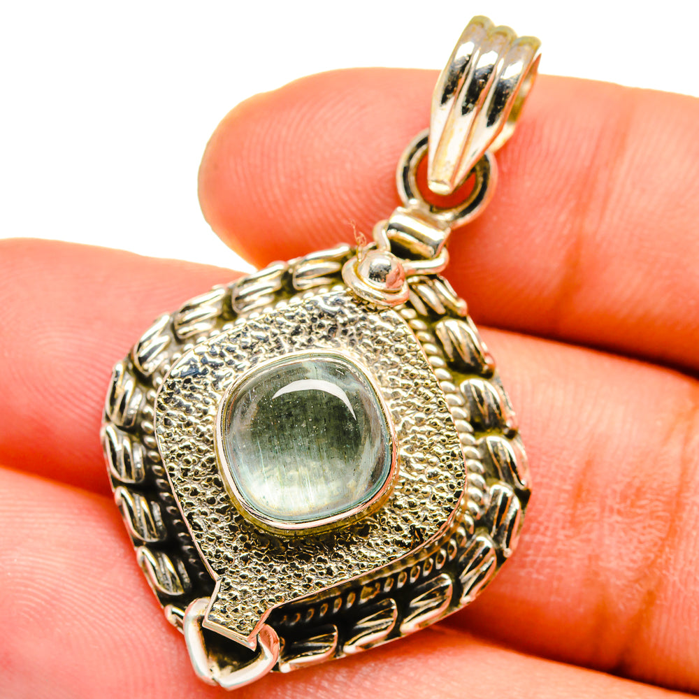 Aquamarine Pendants handcrafted by Anasilvercos - PD15093