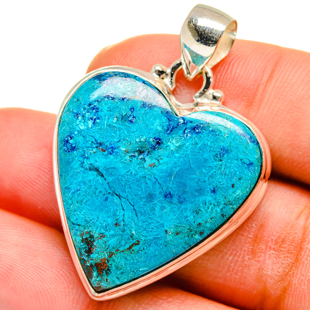 Chrysocolla Pendants handcrafted by Anasilvercos - PD15096