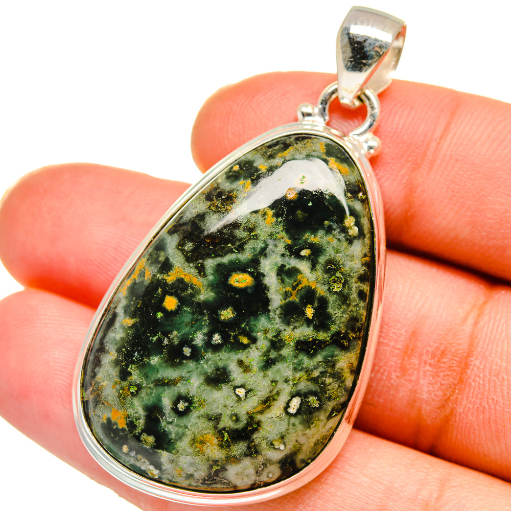 Ocean Jasper Pendants handcrafted by Anasilvercos - PD15147