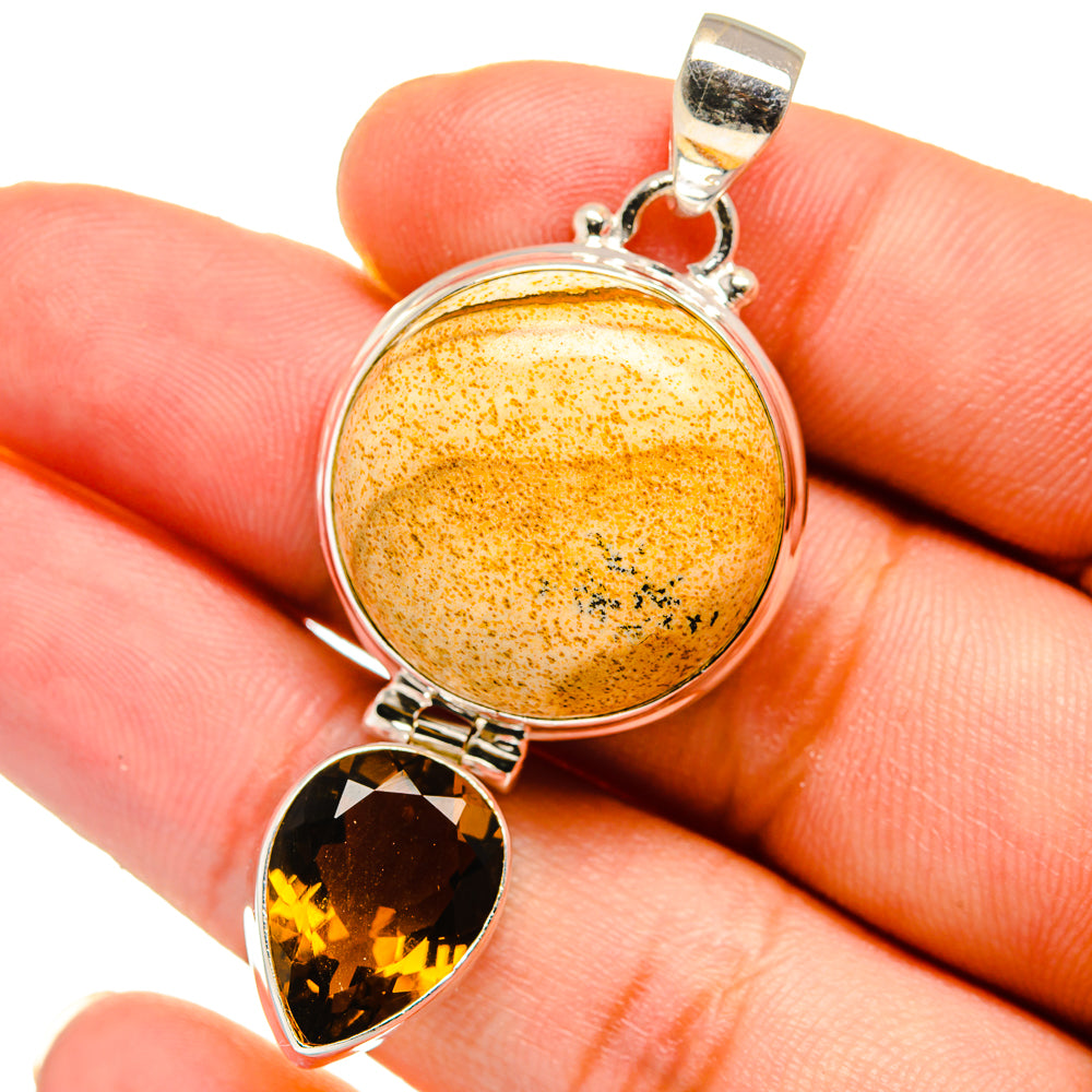 Picture Jasper Pendants handcrafted by Anasilvercos - PD15180