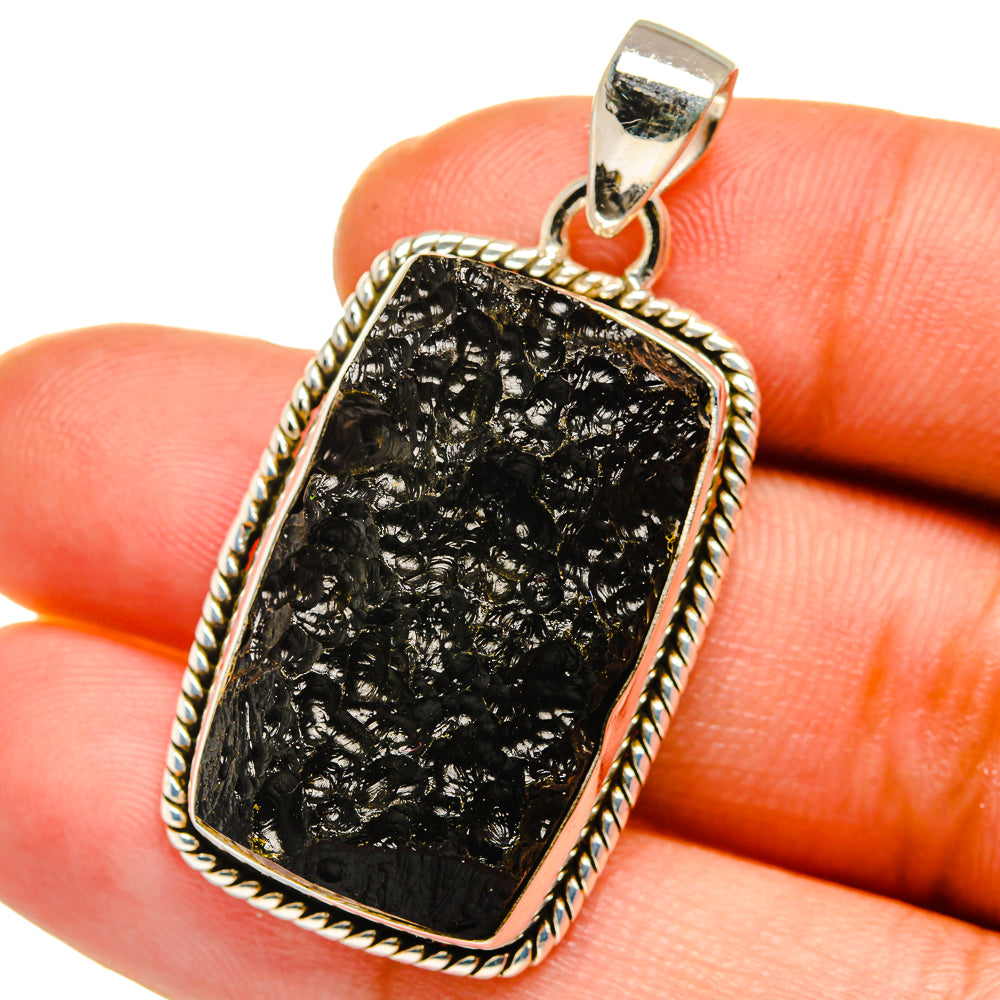 Tektite Pendants handcrafted by Anasilvercos - PD15196