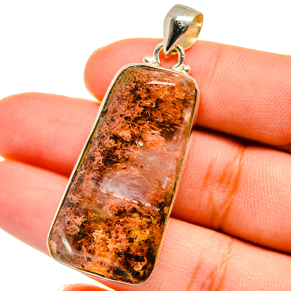 Garden Quartz Pendants handcrafted by Anasilvercos - PD15202
