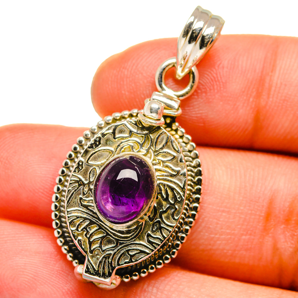 Amethyst Pendants handcrafted by Anasilvercos - PD15217