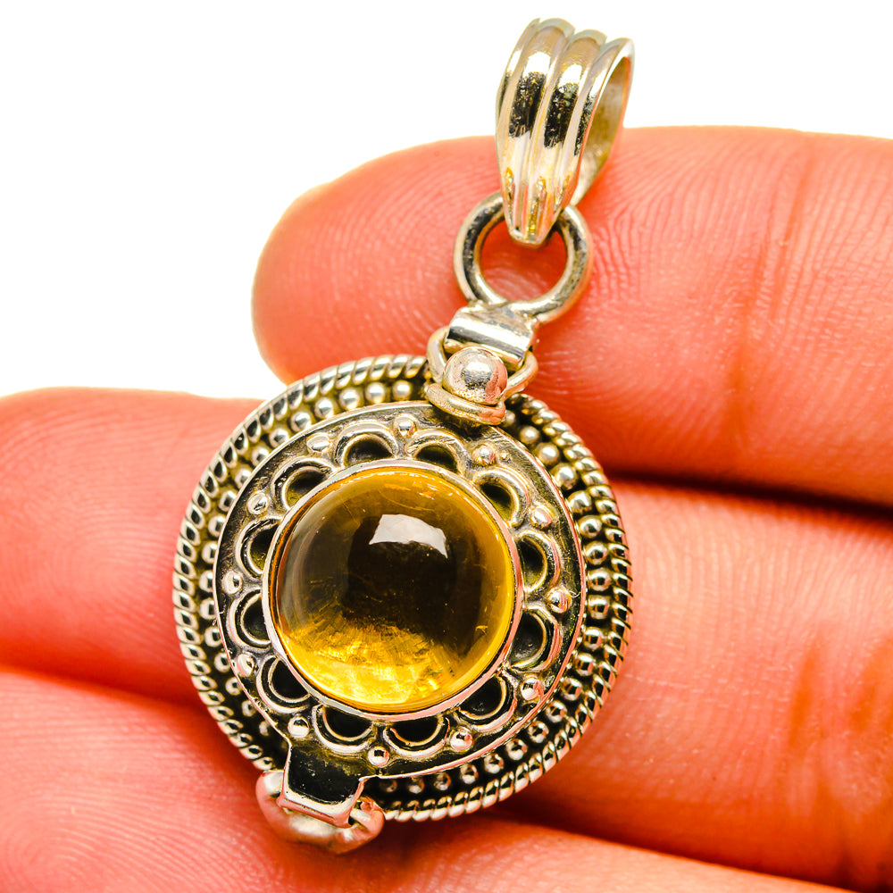 Citrine Pendants handcrafted by Anasilvercos - PD15221
