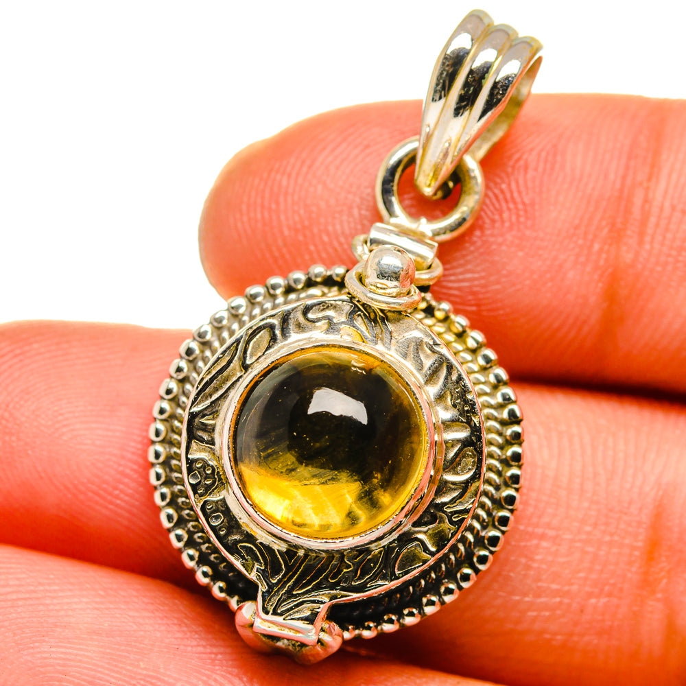 Citrine Pendants handcrafted by Anasilvercos - PD15224