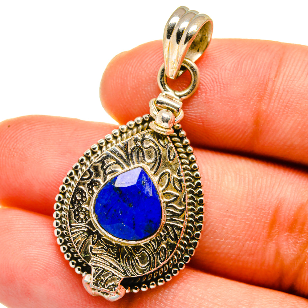 Lapis Lazuli Pendants handcrafted by Anasilvercos - PD15229