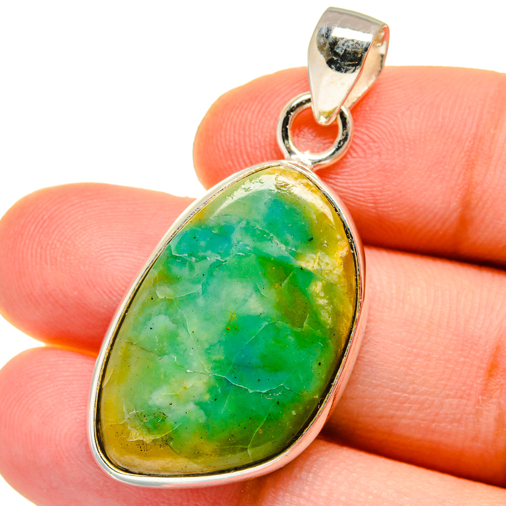 Peruvian Opal Pendants handcrafted by Anasilvercos - PD15289