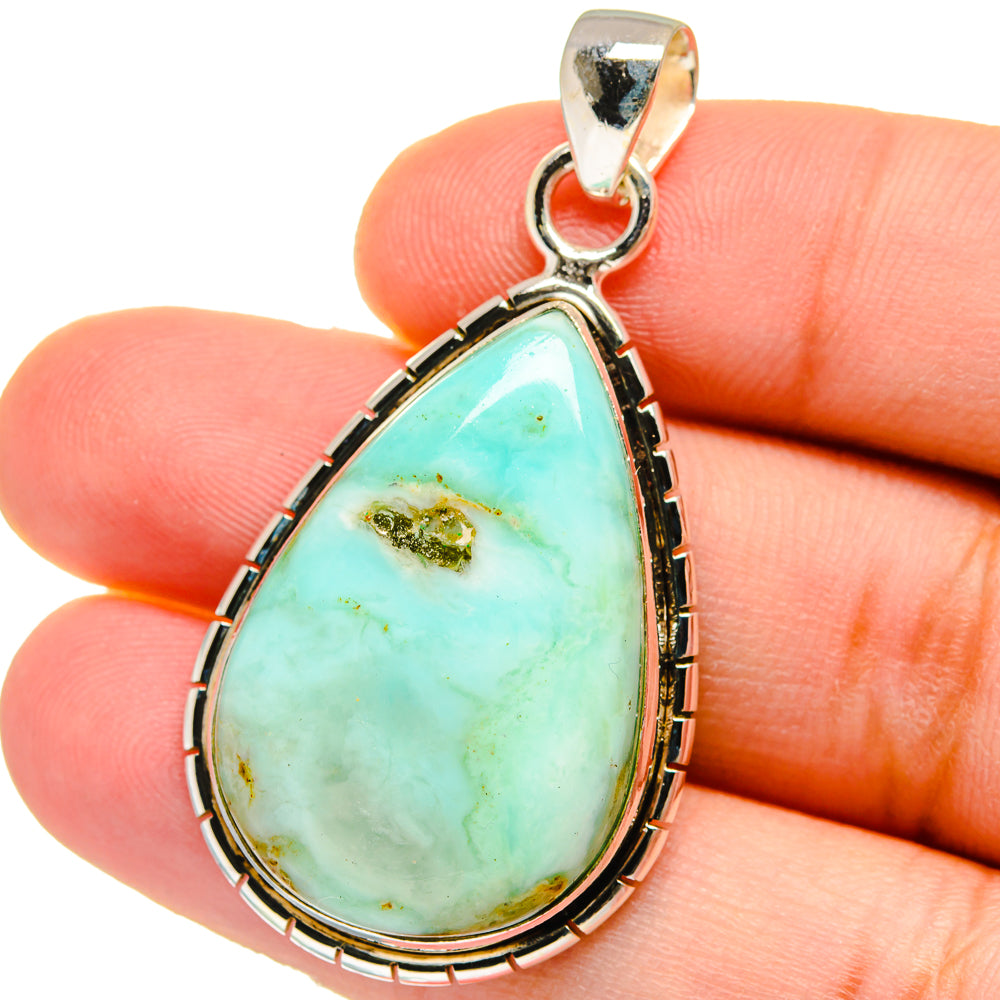 Peruvian Opal Pendants handcrafted by Anasilvercos - PD15290