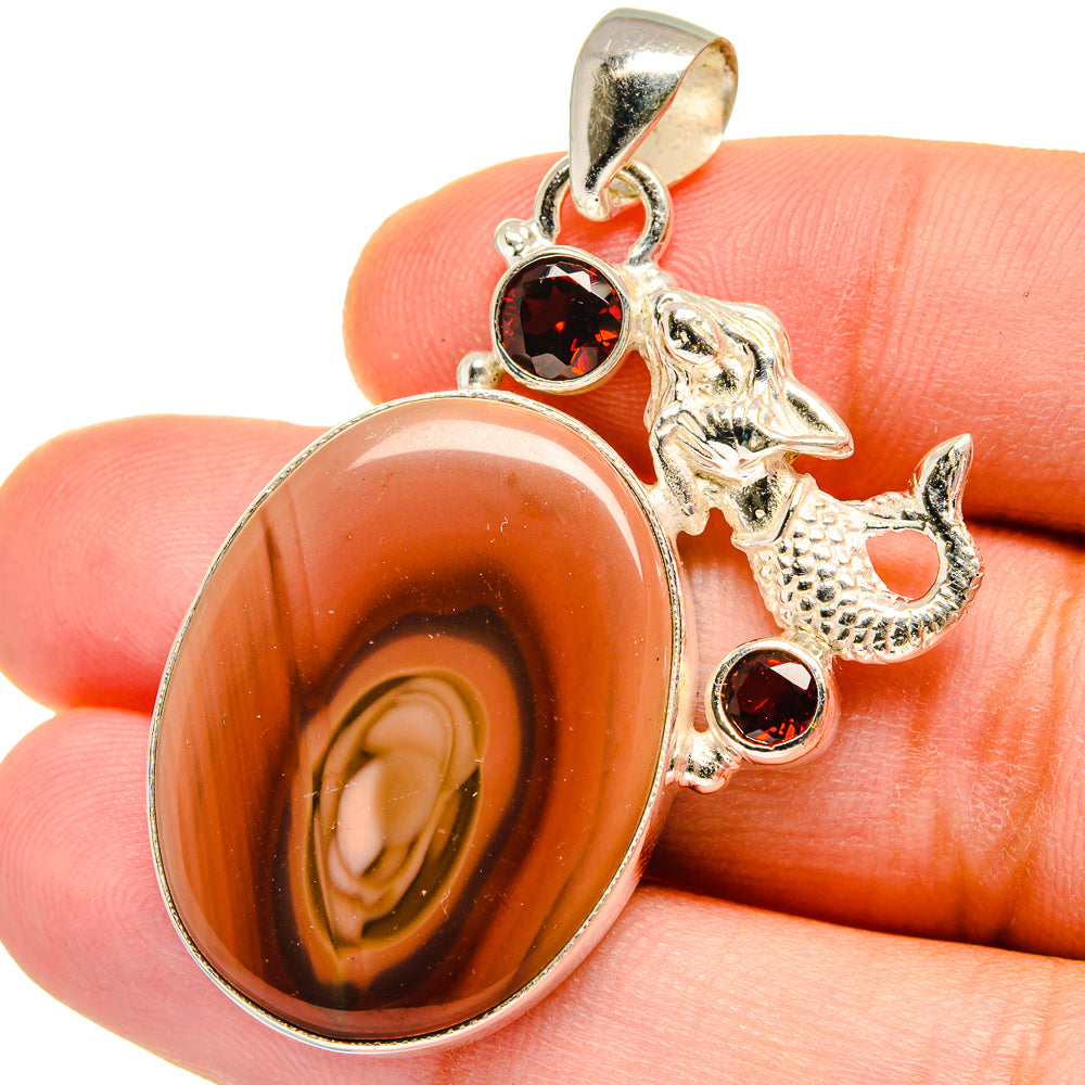 Imperial Jasper Pendants handcrafted by Anasilvercos - PD15296