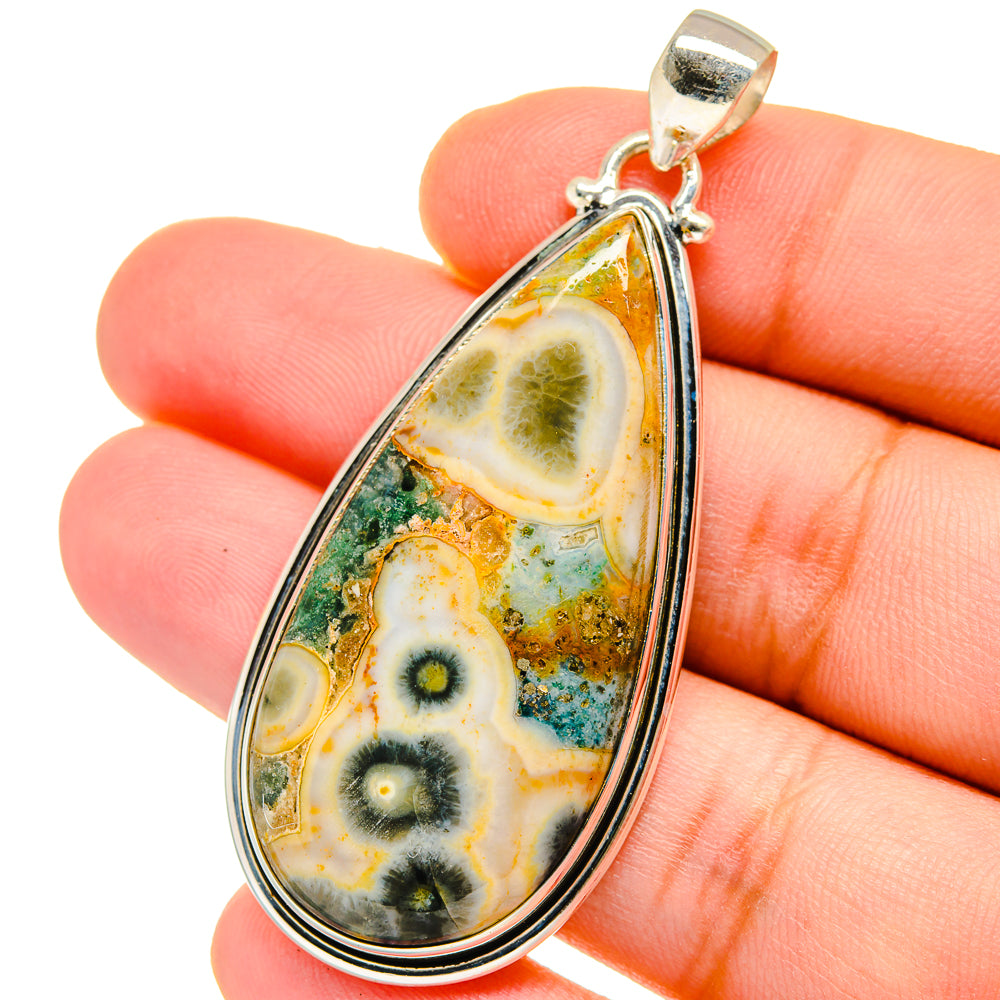 Ocean Jasper Pendants handcrafted by Anasilvercos - PD15309