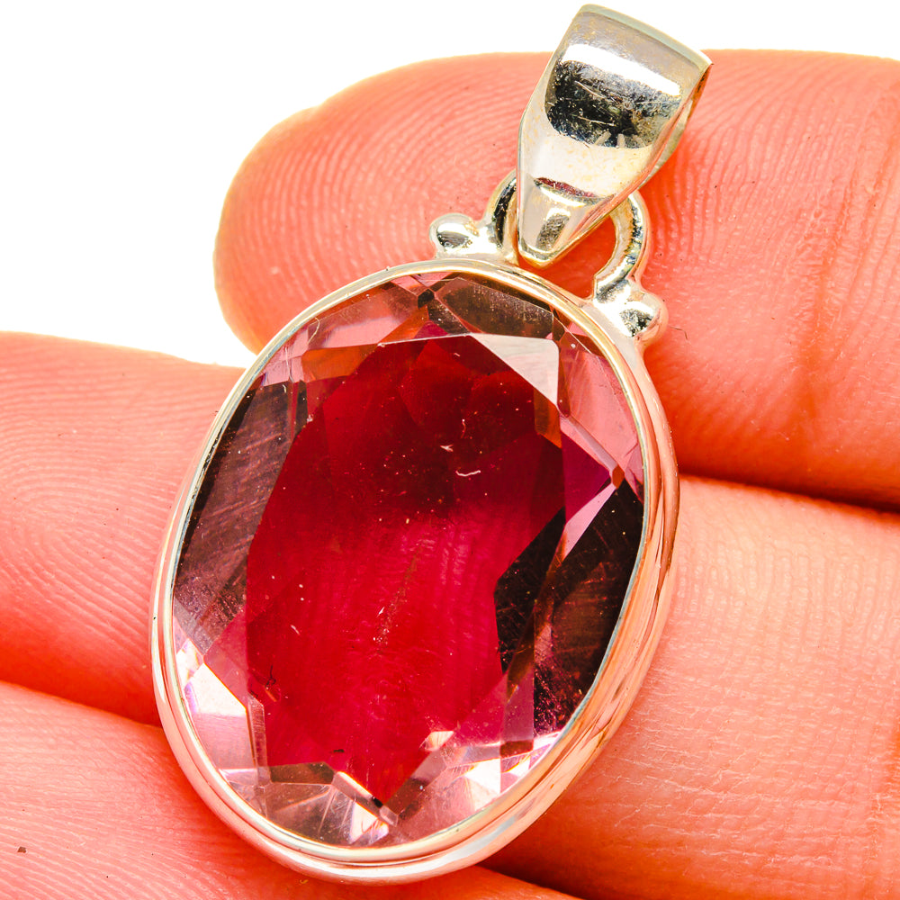 Color Change Alexandrite Pendants handcrafted by Anasilvercos - PD15319