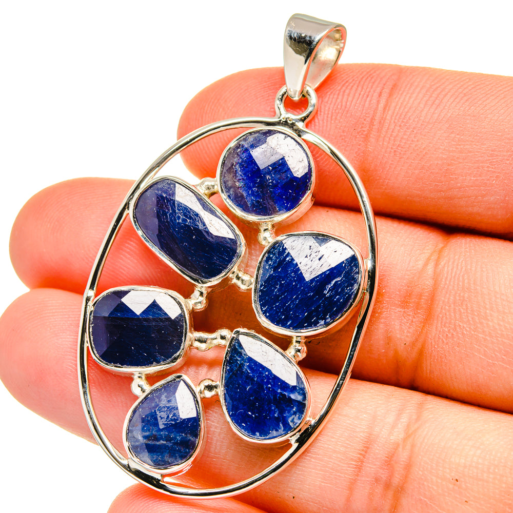 Sapphire Pendants handcrafted by Anasilvercos - PD15358