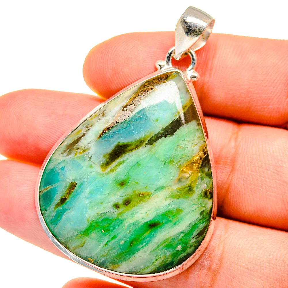 Peruvian Opal Pendants handcrafted by Anasilvercos - PD15417