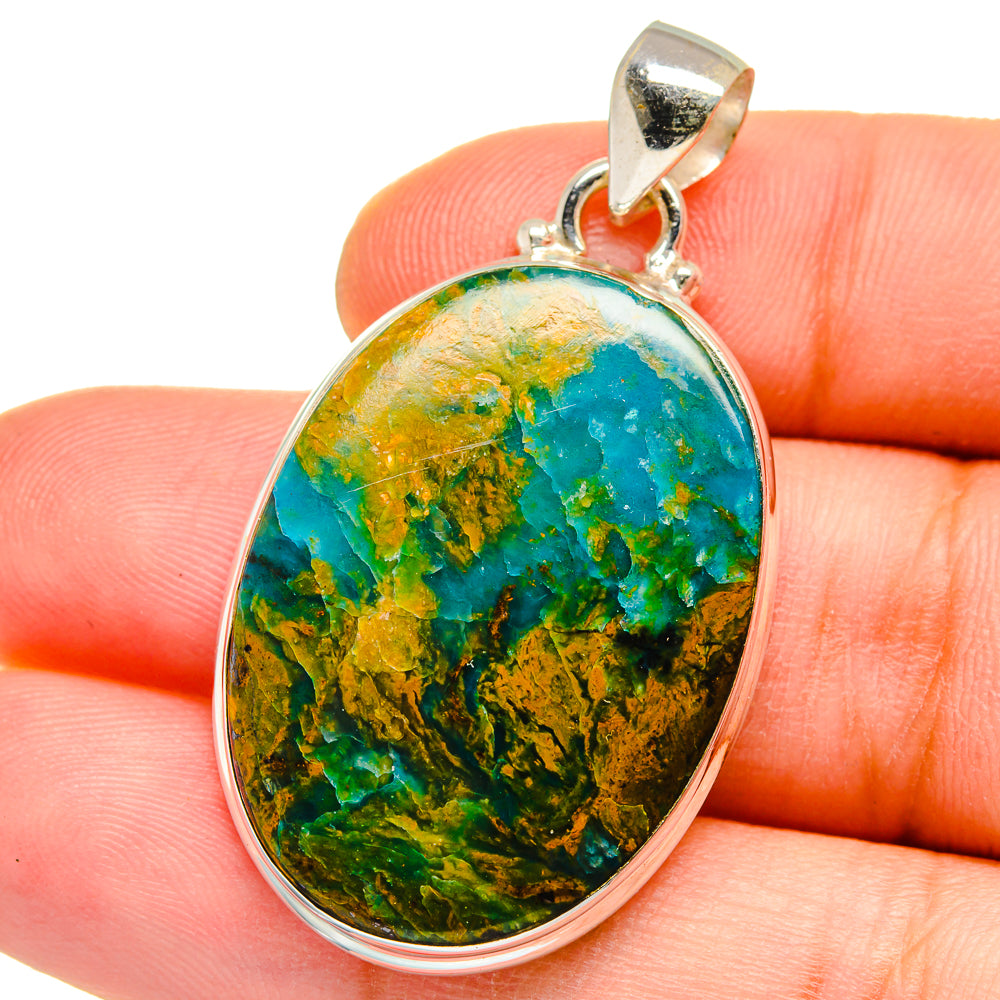 Peruvian Opal Pendants handcrafted by Anasilvercos - PD15426