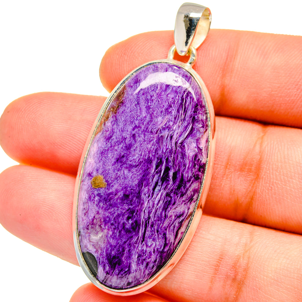 Charoite Pendants handcrafted by Anasilvercos - PD15430