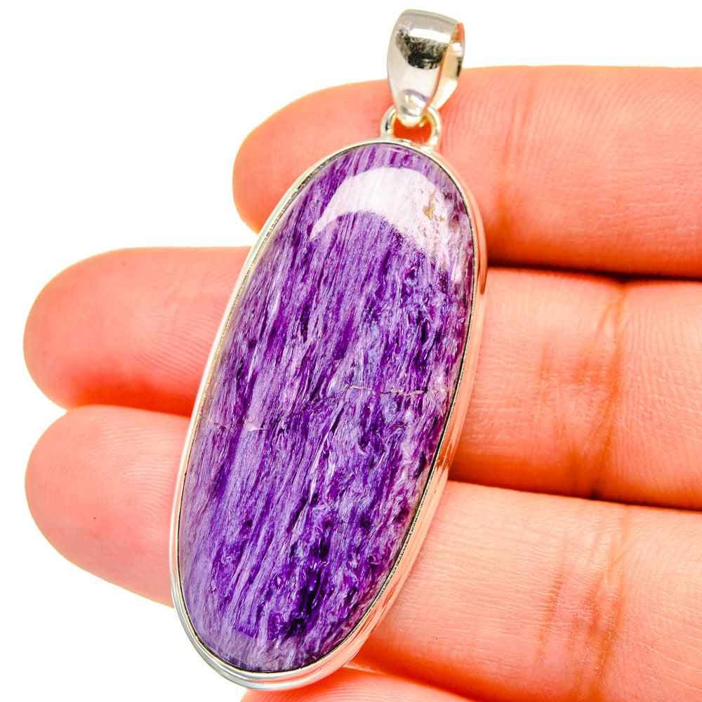 Charoite Pendants handcrafted by Anasilvercos - PD15436