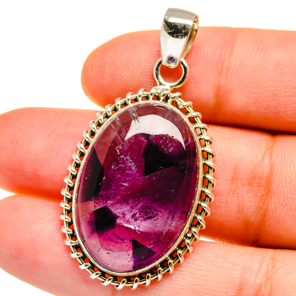 Amethyst Pendants handcrafted by Anasilvercos - PD15440
