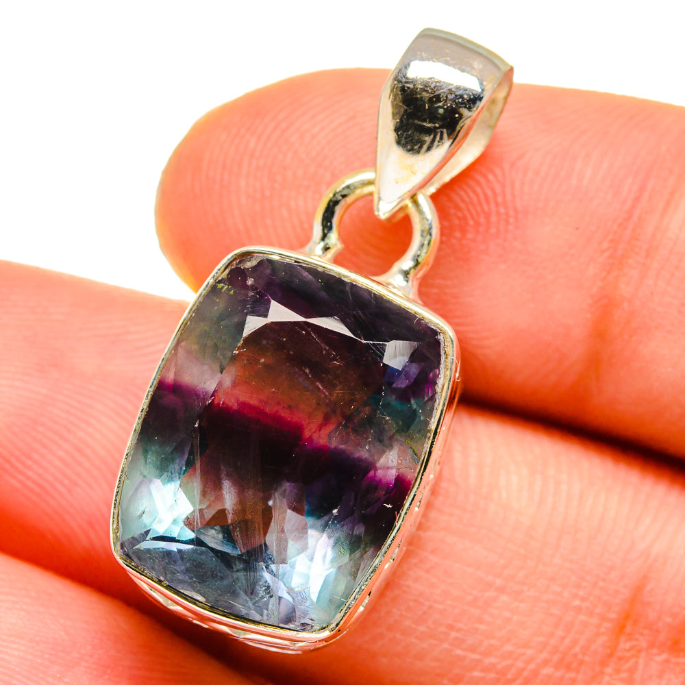 Fluorite Pendants handcrafted by Anasilvercos - PD15444