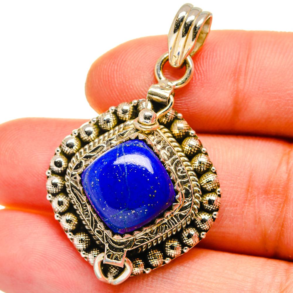 Lapis Lazuli Pendants handcrafted by Anasilvercos - PD15506