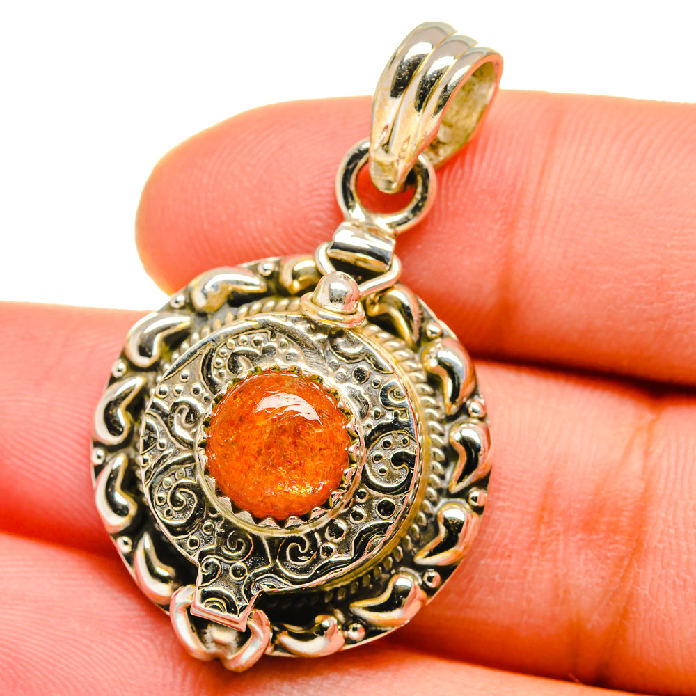 Sunstone Pendants handcrafted by Anasilvercos - PD15517