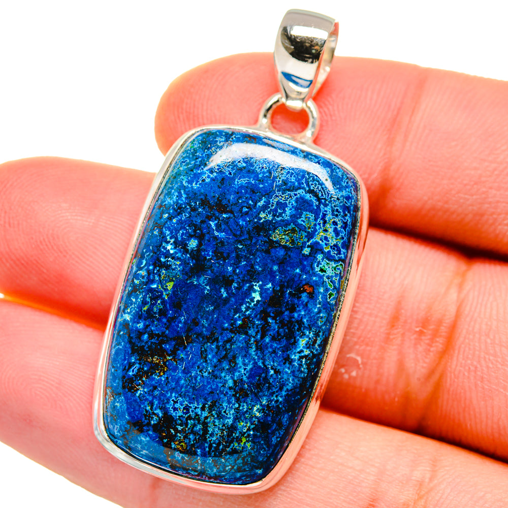 Azurite Pendants handcrafted by Anasilvercos - PD15522