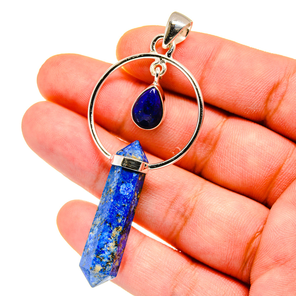 Lapis Lazuli Pendants handcrafted by Anasilvercos - PD15568