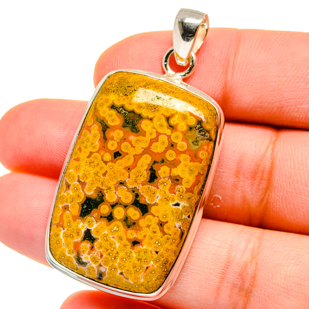 Ocean Jasper Pendants handcrafted by Anasilvercos - PD15572