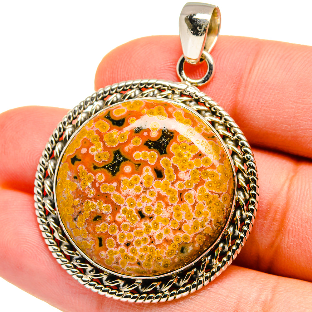 Ocean Jasper Pendants handcrafted by Anasilvercos - PD15574