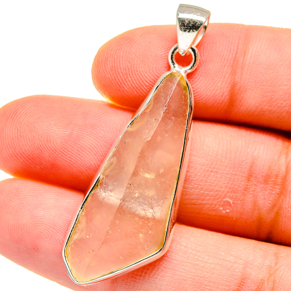 Libyan Desert Glass Pendants handcrafted by Anasilvercos - PD15581