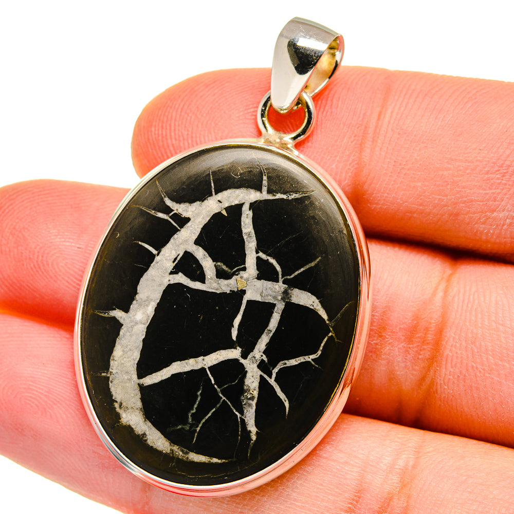 Septarian Geode Pendants handcrafted by Anasilvercos - PD15598