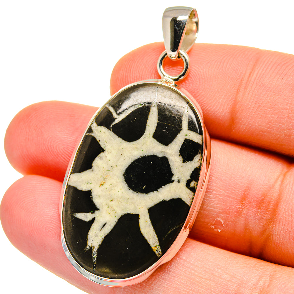Septarian Geode Pendants handcrafted by Anasilvercos - PD15599