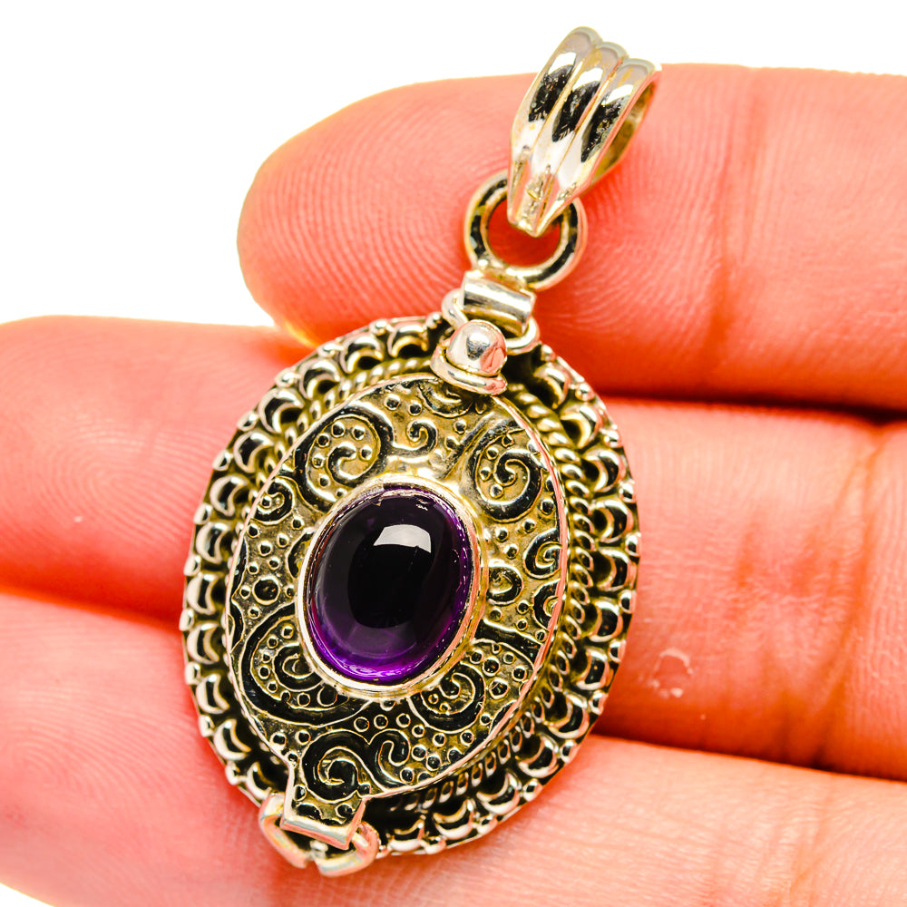 Amethyst Pendants handcrafted by Anasilvercos - PD15617
