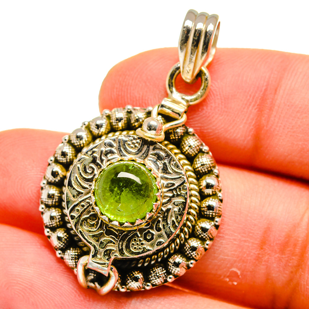 Peridot Pendants handcrafted by Anasilvercos - PD15634