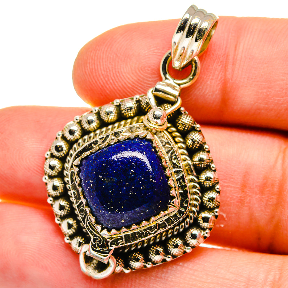 Lapis Lazuli Pendants handcrafted by Anasilvercos - PD15636