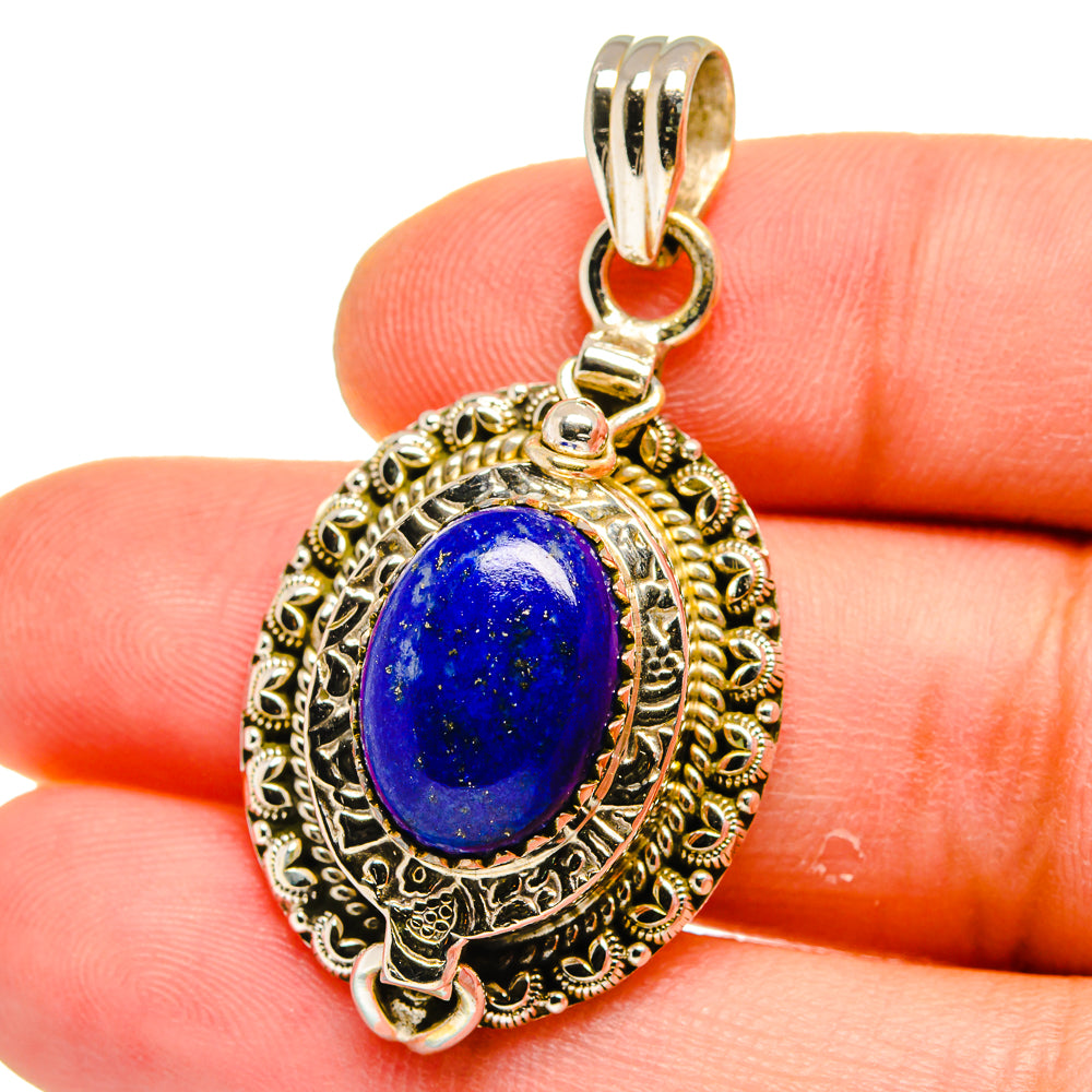 Lapis Lazuli Pendants handcrafted by Anasilvercos - PD15640