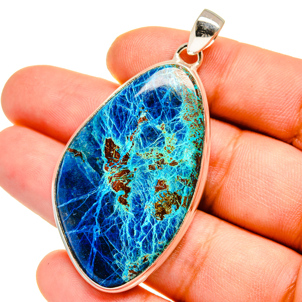 Shattuckite Pendants handcrafted by Anasilvercos - PD15666