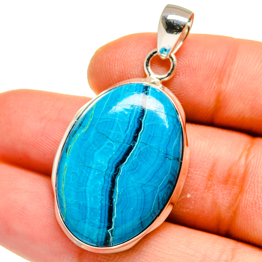 Chrysocolla Pendants handcrafted by Anasilvercos - PD15683