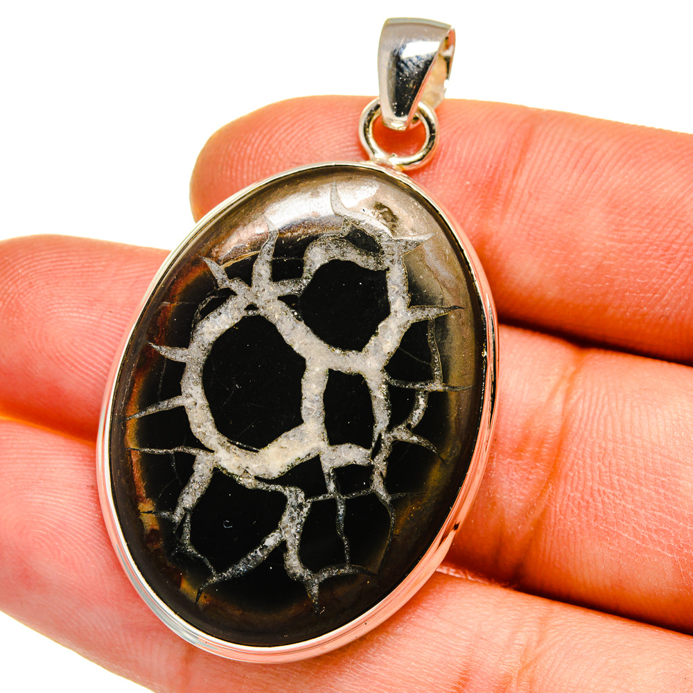 Septarian Geode Pendants handcrafted by Anasilvercos - PD15693