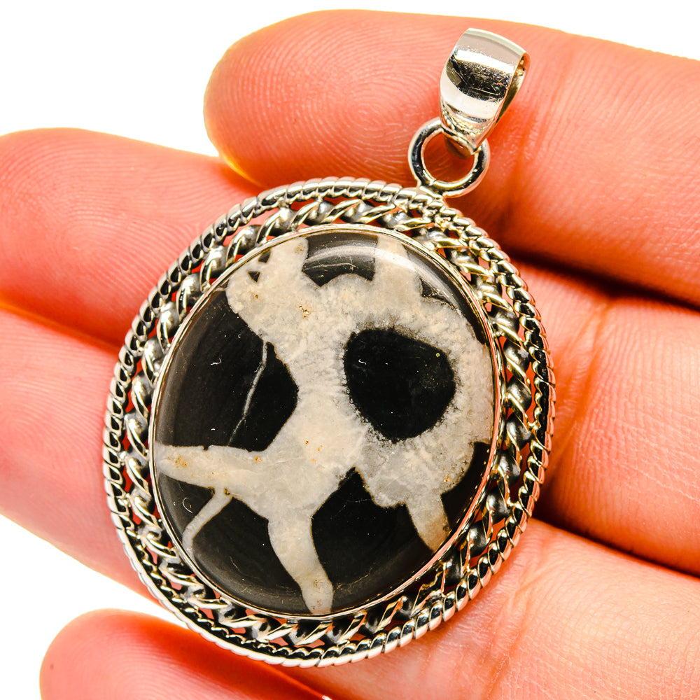 Septarian Geode Pendants handcrafted by Anasilvercos - PD15695