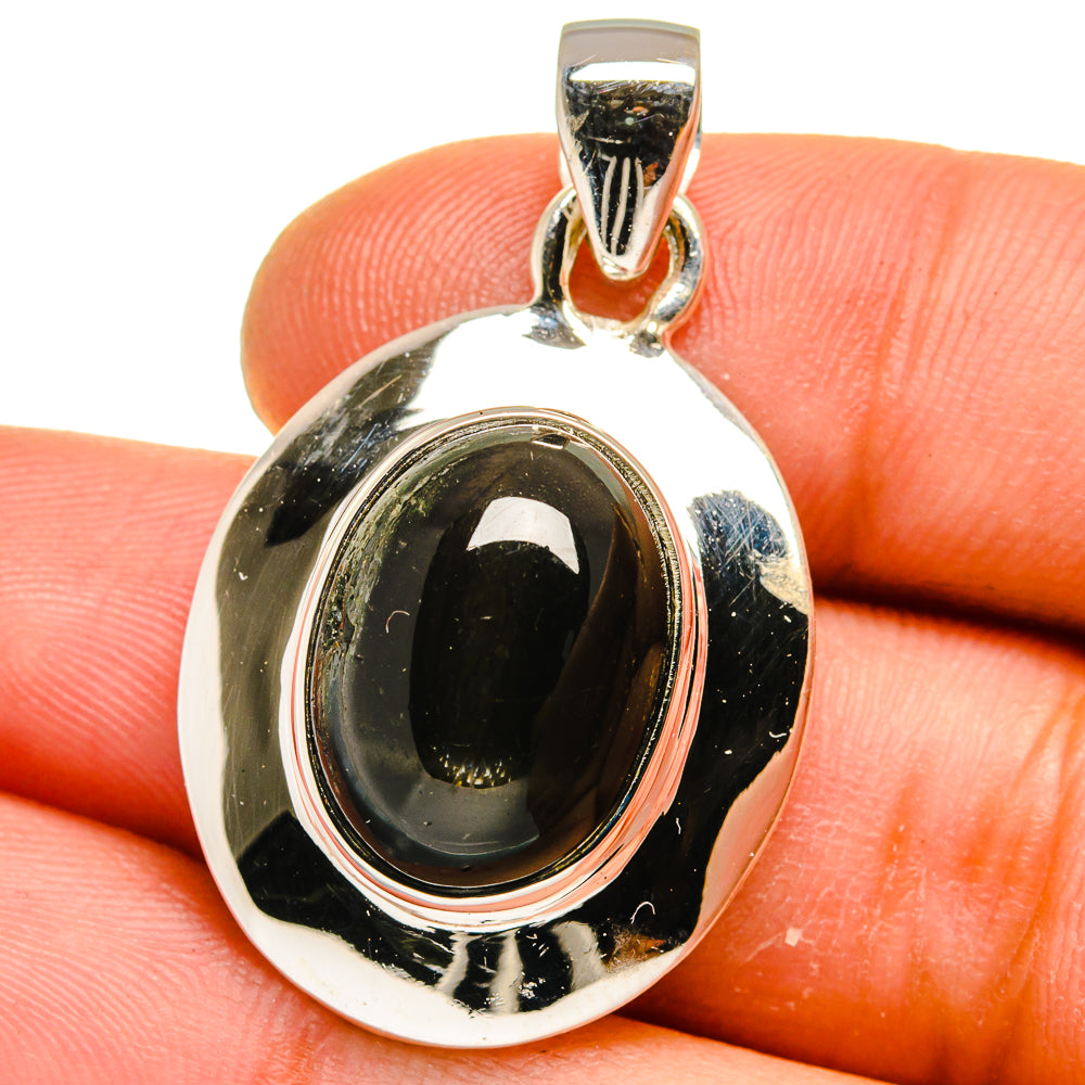 Star Diopside Pendants handcrafted by Anasilvercos - PD15698