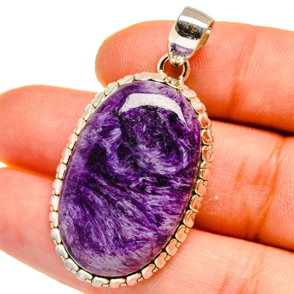 Charoite Pendants handcrafted by Anasilvercos - PD15705