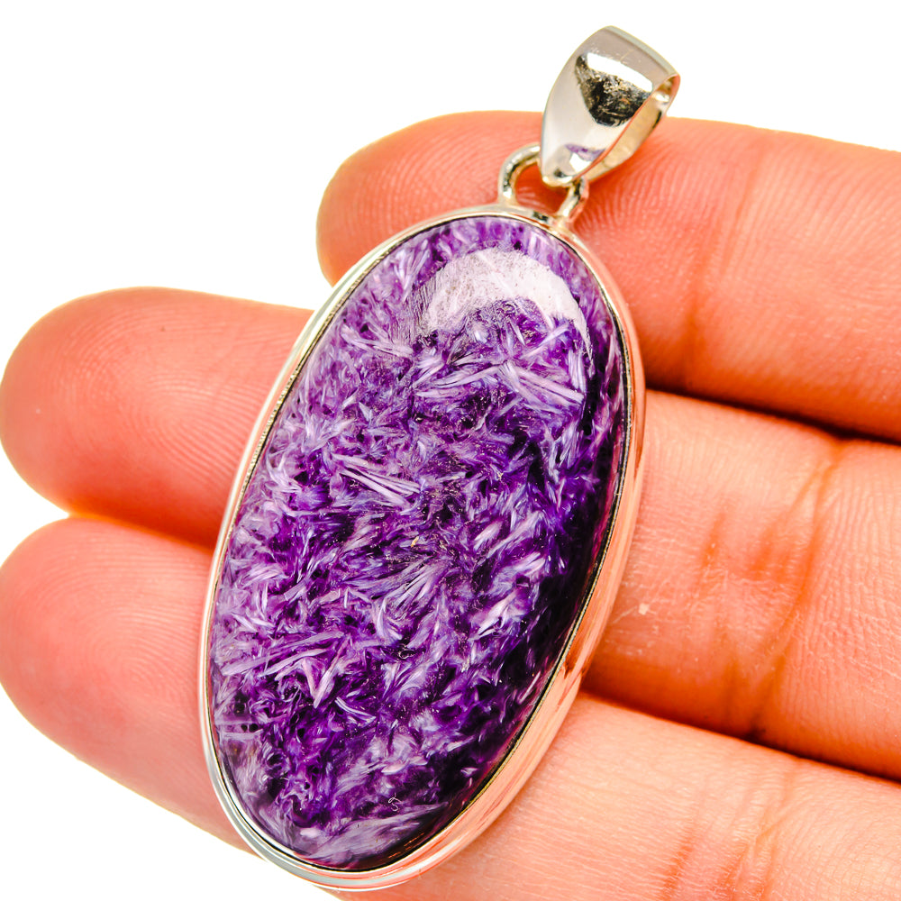 Charoite Pendants handcrafted by Anasilvercos - PD15706