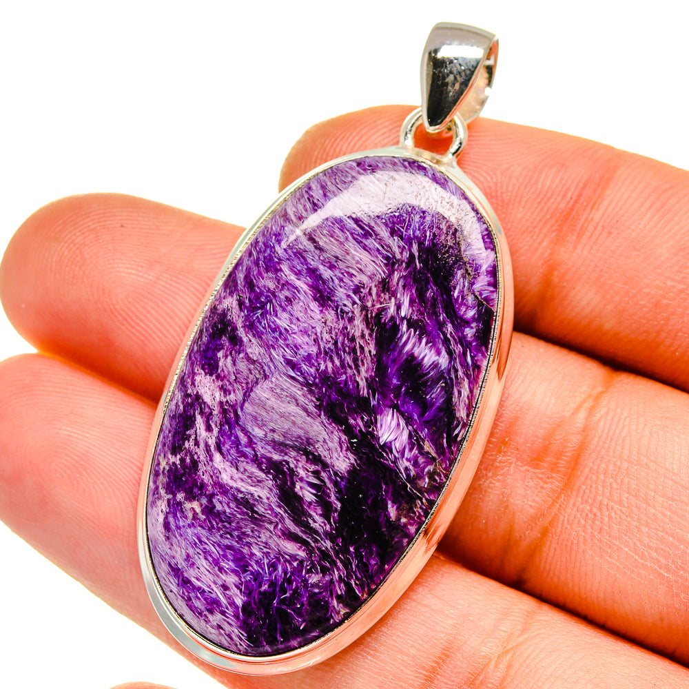 Charoite Pendants handcrafted by Anasilvercos - PD15710